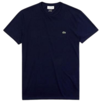 Lacoste Mens Crew Neck T-Shirt - Navy Blue