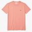 Lacoste Mens Crew Neck T-Shirt - Pink - thumbnail image 1