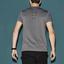 Lacoste Mens Micro-Striped Jersey T-Shirt - Silver Chine - thumbnail image 2
