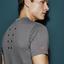 Lacoste Mens Micro-Striped Jersey T-Shirt - Silver Chine - thumbnail image 4
