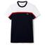 Lacoste Sport Mens Tennis Tee - White/Navy - thumbnail image 1