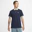Nike Mens Slim-Fit Polo - Obsidian/Mint Foam - thumbnail image 1