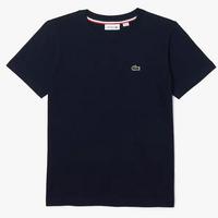 Lacoste Boys Crew Neck T-Shirt - Navy Blue