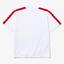 Lacoste Boys Crew Neck Lettered Bands Cotton T-Shirt - White/Red - thumbnail image 2