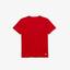 Lacoste Boys Croc T-Shirt - Red/White - thumbnail image 2
