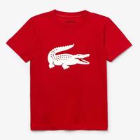 Lacoste Boys Croc T-Shirt - Red/White