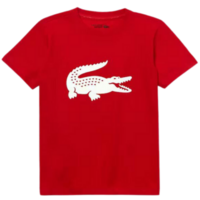 Lacoste Boys Croc T-Shirt - Red/White