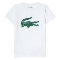 Lacoste Boys Croc T-Shirt - White/Green