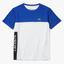 Lacoste Boys Sport Colourblock T-Shirt - Blue/White/Black - thumbnail image 1