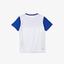Lacoste Boys Sport Colourblock T-Shirt - Blue/White/Black - thumbnail image 3