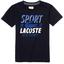 Lacoste Sport Boys Short Sleeve Crew Tee - Navy - thumbnail image 1