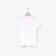 Lacoste Boys Crew Neck Crocodile Print T-Shirt - White - thumbnail image 2