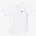 Lacoste Boys Colourblock Tennis Tee - White