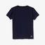 Lacoste Boys Colourblock Tennis Tee - Navy Blue - thumbnail image 2