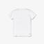 Lacoste Boys Signature Band Colourblock Pique T-Shirt - White/Blue/Black - thumbnail image 2