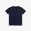 Lacoste Boys Signature Band Colourblock Pique T-Shirt - Navy Blue/White - thumbnail image 2