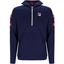 Fila Mens Heritage 1/4 Zip Hoodie - Navy Blue - thumbnail image 1