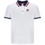 Fila Mens Heritage Short Sleeve Solid Polo - White - thumbnail image 1