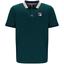 Fila Mens Heritage Short Sleeve Solid Polo - Teal