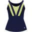 Fila Womens Alley Halter Tank Top - Fila Navy/Limoncellol - thumbnail image 1