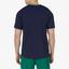 Fila Mens Pro Heritage Short Sleeved T-Shirt - Fila Navy/Marine Green - thumbnail image 2