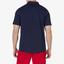 Fila Mens Pro Heritage Short Sleeve Tennis Polo - Navy Blue/Red