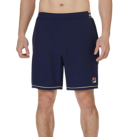 Fila Mens Pro Heritage Woven Tennis Shorts - Fila Navy