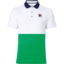 Fila Mens Heritage Colourblock Polo - White/Green - thumbnail image 1