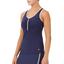 Fila Womens Racer Back Tank - Navy/Ecru - thumbnail image 2