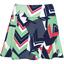 Fila Womens Heritage Printed Skort - Navy/Diva Pink/Green - thumbnail image 1