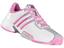 Adidas Kids Barricade Team Junior Tennis Shoes - White/Pink - thumbnail image 2