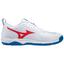 Mizuno Mens Wave Supersonic 2 Indoor Court Shoes - White/Red - thumbnail image 1
