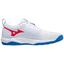 Mizuno Mens Wave Supersonic 2 Indoor Court Shoes - White/Red - thumbnail image 3