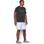 Under Armour Mens Mirage 8" Shorts - White/Graphite - thumbnail image 4