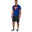 Under Armour Mens Superman Core Short Sleeve Tee - Blue/Red - thumbnail image 4