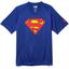Under Armour Mens Superman Core Short Sleeve Tee - Blue/Red - thumbnail image 1