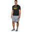 Under Armour Mens Batman Core Short Sleeve Tee - Black/Steel Gold - thumbnail image 4
