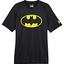 Under Armour Mens Batman Core Short Sleeve Tee - Black/Steel Gold - thumbnail image 1