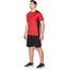 Under Armour Mens Raid Short Sleeve Tee - Rocket Red/Black - thumbnail image 3
