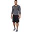 Under Armour Mens HeatGear Long Sleeve Compression Top - Grey - thumbnail image 3