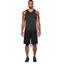 Under Armour Mens HeatGear Compression Tank Top - Carbon Heather - thumbnail image 4