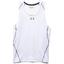 Under Armour Mens HeatGear Compression Tank Top - White - thumbnail image 1