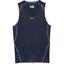 Under Armour Mens HeatGear Compression Tank Top - Navy - thumbnail image 1
