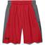 Under Armour Boys Skill Woven Shorts - Red - thumbnail image 1