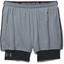 Under Armour Mens Mirage 2in1 Shorts - Steel Grey - thumbnail image 1