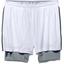 Under Armour Mens Mirage 2in1 Shorts - White - thumbnail image 1