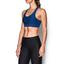Under Armour Womens Armour Mid Printed Sports Bra - Blue - thumbnail image 5