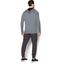 Under Armour Mens Tech Henley Popover Hoodie - Steel Grey - thumbnail image 4