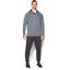 Under Armour Mens Tech Henley Popover Hoodie - Steel Grey - thumbnail image 2