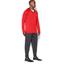 Under Armour Mens Tech Henley Popover Hoodie - Red - thumbnail image 3